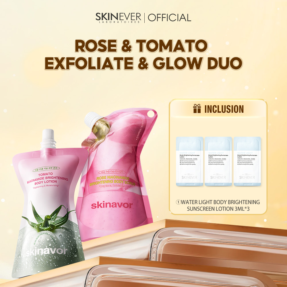 Rose Niacinamide Brightening Body Scrub-SKINEVER PH