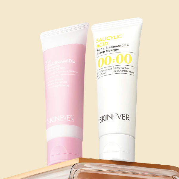 Niacinamide Exfoliating Whitening Gel & Salicylic Acid Acne Treatment Masque-SKINEVER PH