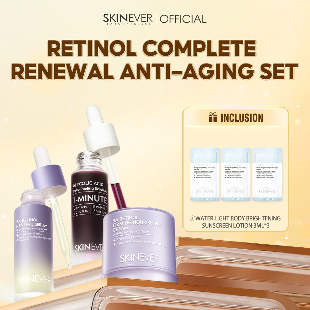 3A-Retinol Firming Skin Set-SKINEVER PH