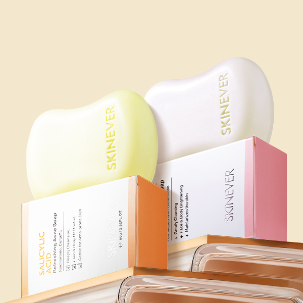 Niacinamide Skin Brightening Soap & Salicylic Acid Refreshing Acne Soap-SKINEVER PH