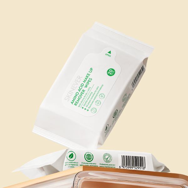 Amino Acid Make Up Remove Wipes-SKINEVER PH