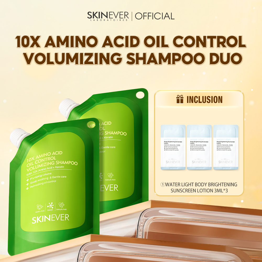 10X Amino Acid Oil Control Volumizing Shampoo-SKINEVER PH