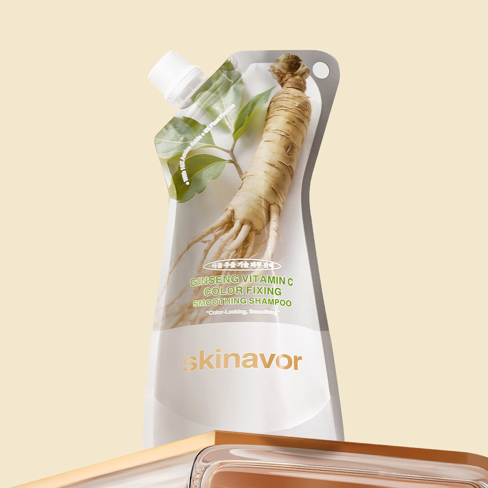 Ginseng Vitamin C Color Fixing Smoothing Shampoo-SKINEVER PH