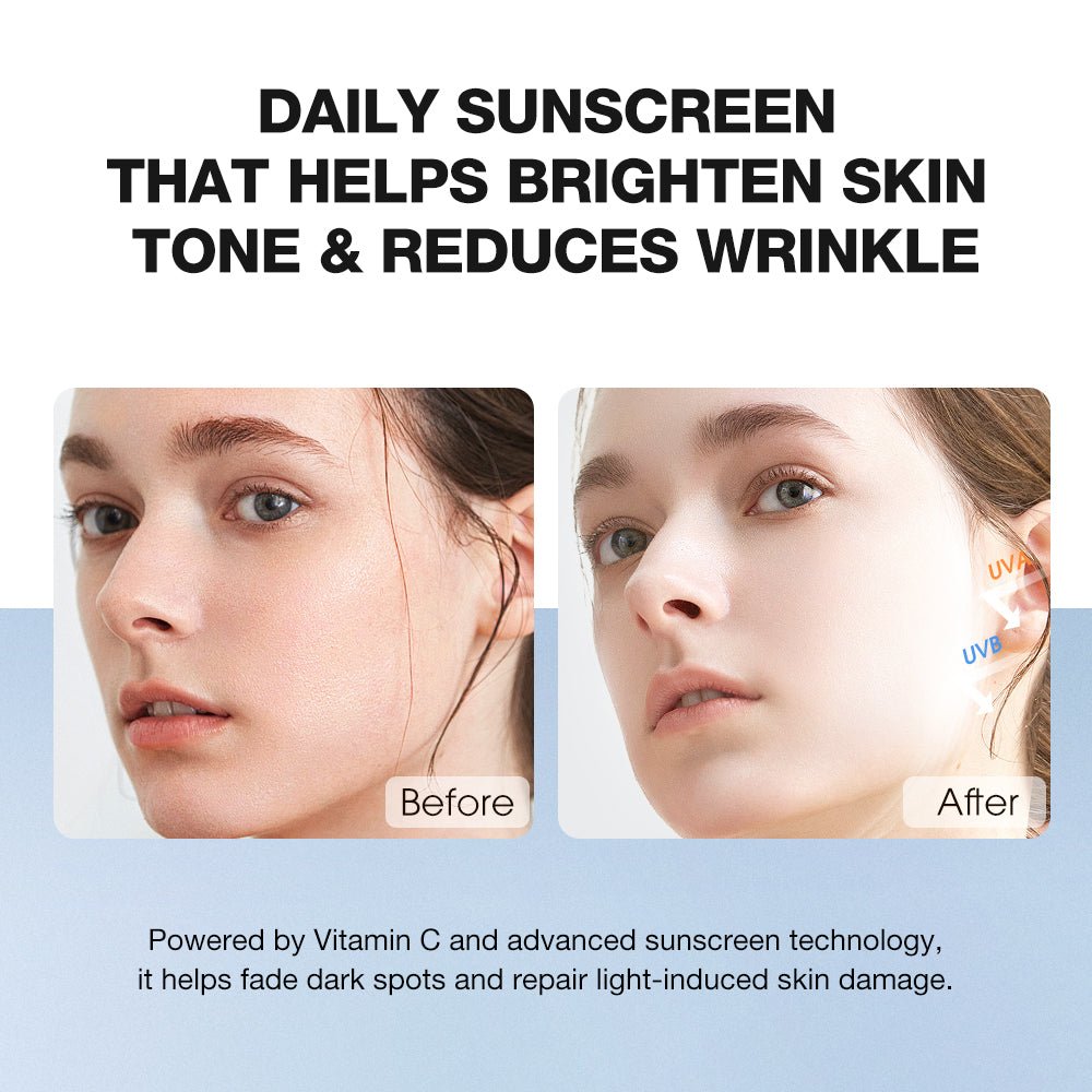 Salicylic Refreshing Scrub Cleanser SPF50+++ Vitamin C Brightening Sunscreen-SKINEVER PH