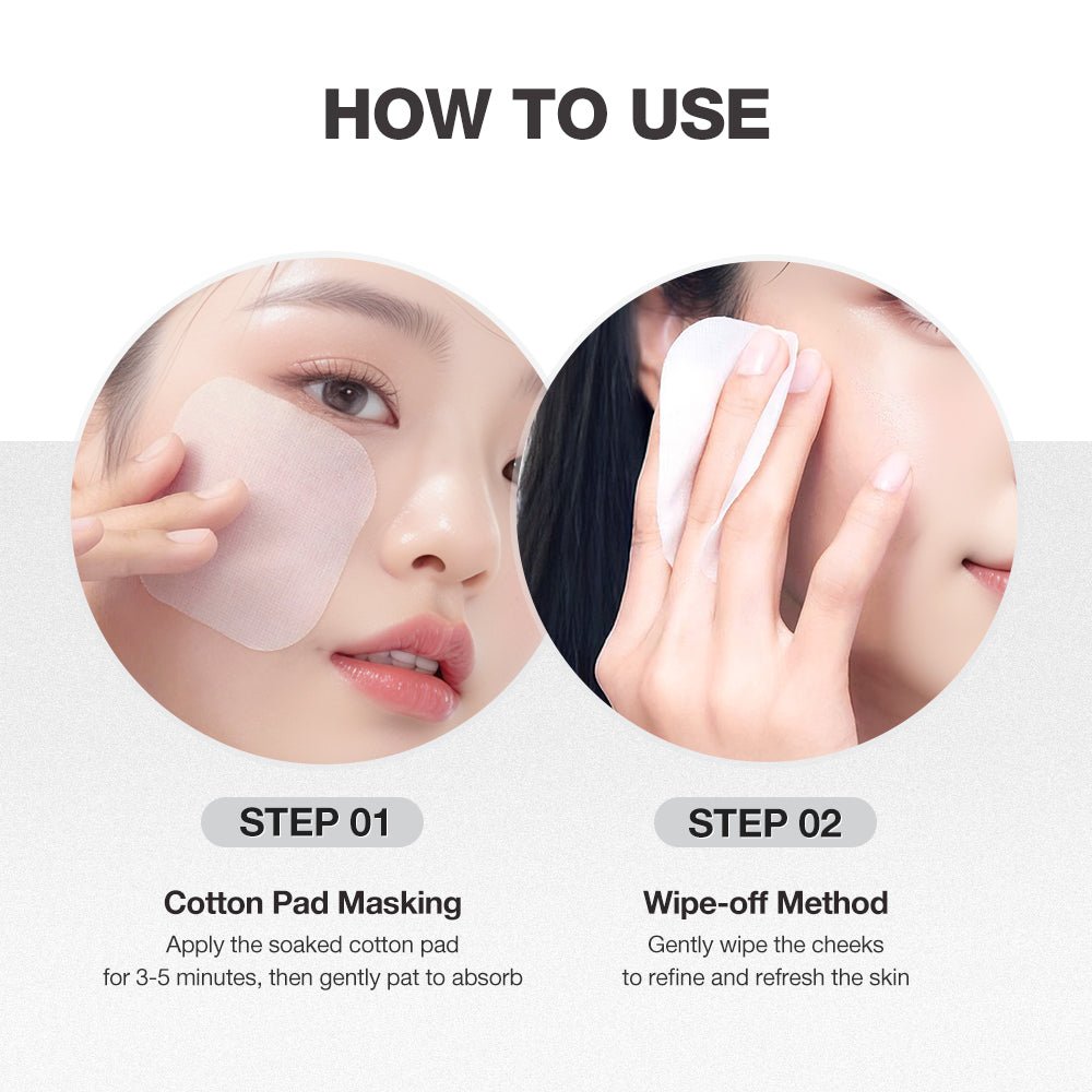 3 Types Cotton Pads Salicylic Acid  Vitamin C  Centella-SKINEVER PH