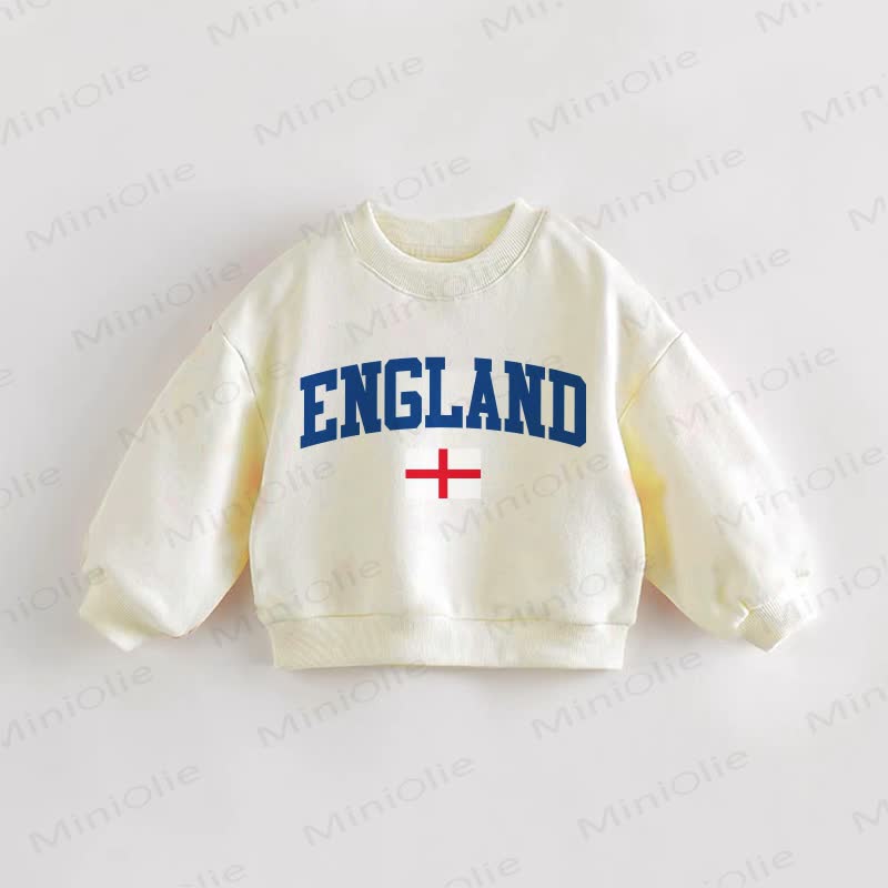 ENGLAND幼児用クリームスウェットシャツ - クリーム - 3～5歳 - image 1