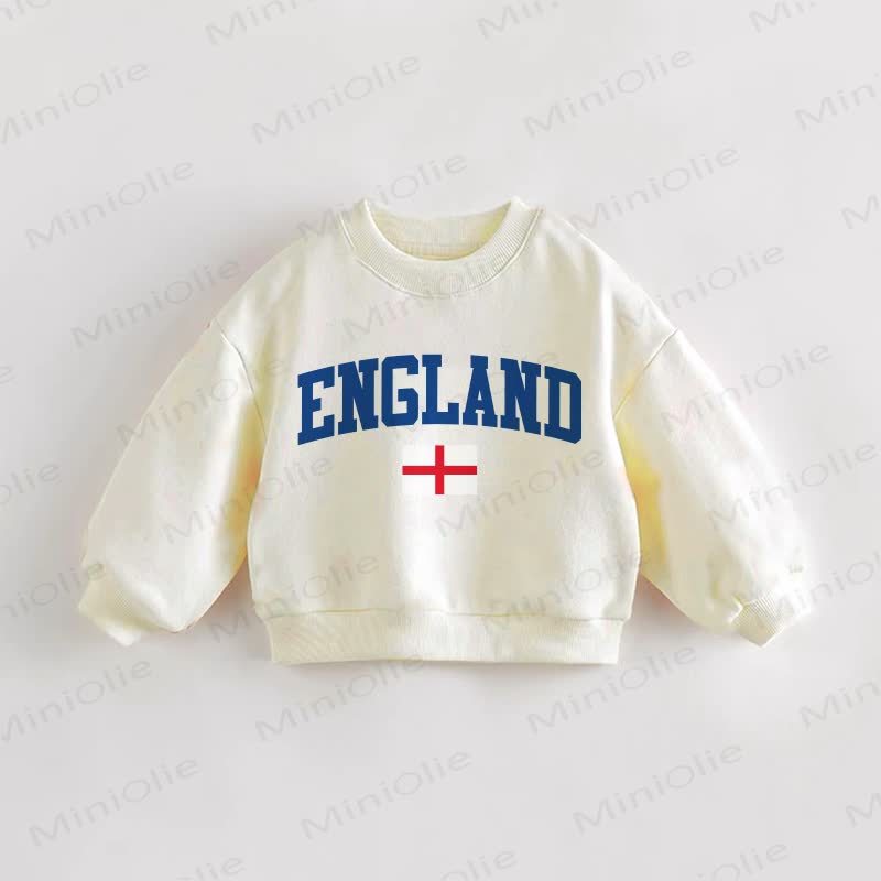 ENGLAND幼児用クリームスウェットシャツ - クリーム - 3～5歳 - image 1