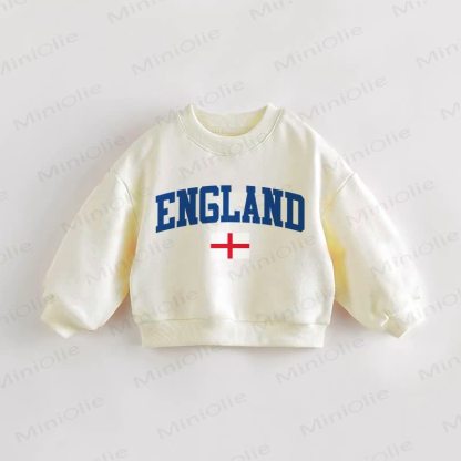 ENGLAND幼児用クリームスウェットシャツ - クリーム - 3～5歳 - image 1