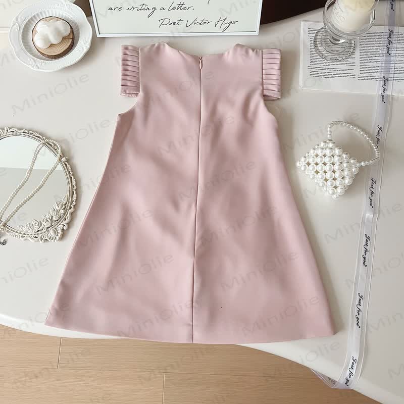 幼児用3Dフラワーノースリーブ優雅ドレス - image 10