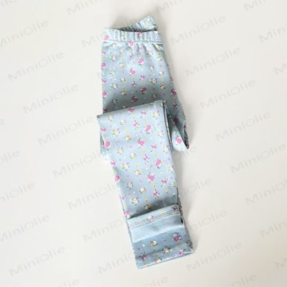 幼児用女の子用レギンス - 青い花 - 14歳 - image 8