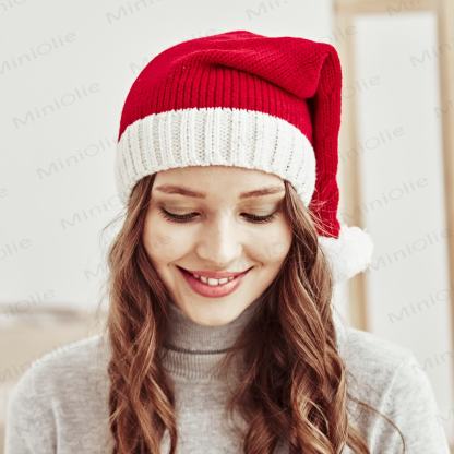 ベビーレッドクリスマスニットウォームビーニー - image 9