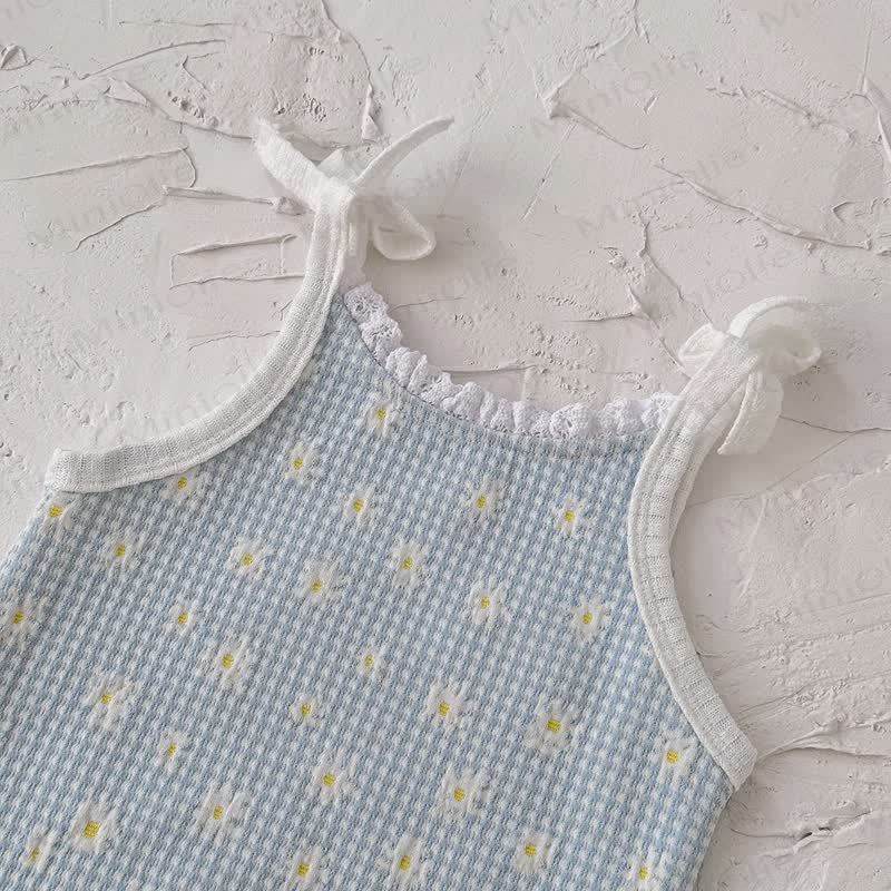 サロペット カリーナ コン フィオーリ アズーリ - image 6