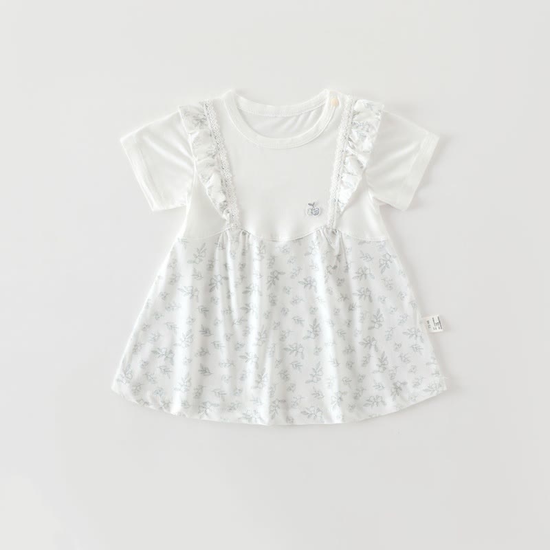 ベビー・幼児用女の子向け半袖サマーDress - グリーンチェリー - 18～24ヶ月 - image 4