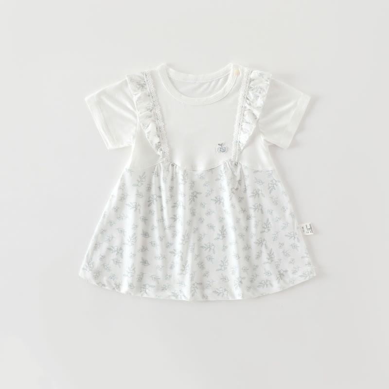 ベビー・幼児用女の子向け半袖サマーDress - グリーンチェリー - 18～24ヶ月 - image 4