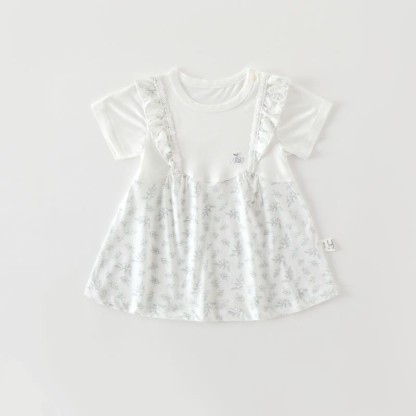 ベビー・幼児用女の子向け半袖サマーDress - グリーンチェリー - 18～24ヶ月 - image 4