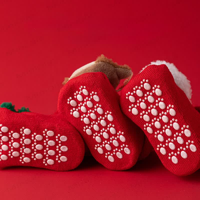 ベビー幼児用フリース裏地クリスマスソックス - image 13