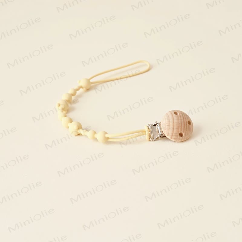 ベビーシリコンベアおしゃぶりクリップ - 黄色 - 0～24ヶ月 - image 8