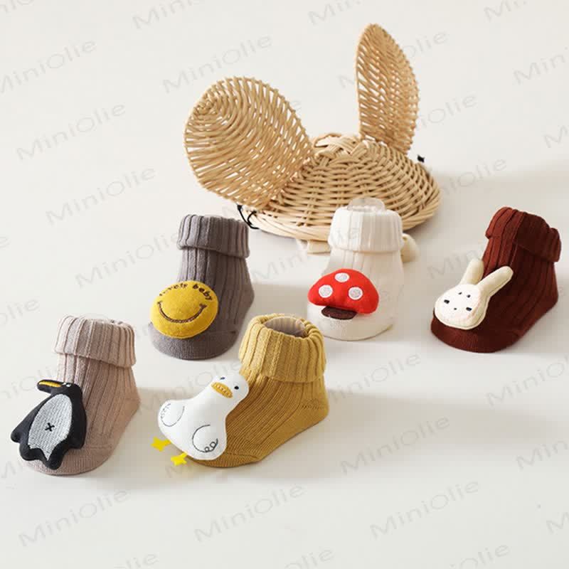 ベビー3Dアニマルリブフロアソックス - image 3