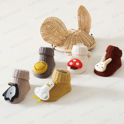 ベビー3Dアニマルリブフロアソックス - image 3