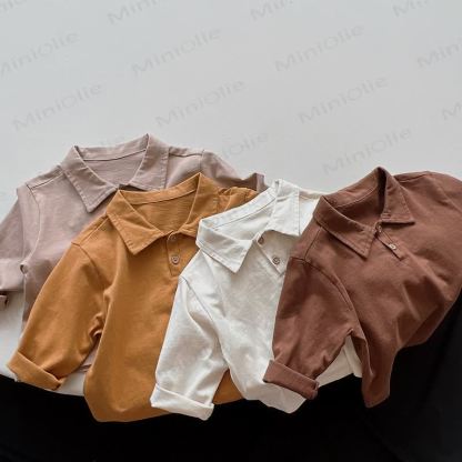 キッズ無地ポロシャツ - image 4