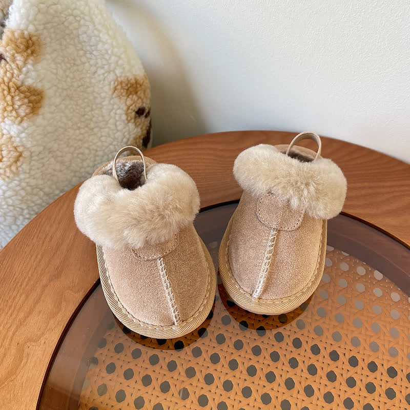 ベビー幼児用フリース裏地シューズ - カーキ - 9.5C℃ - image 6