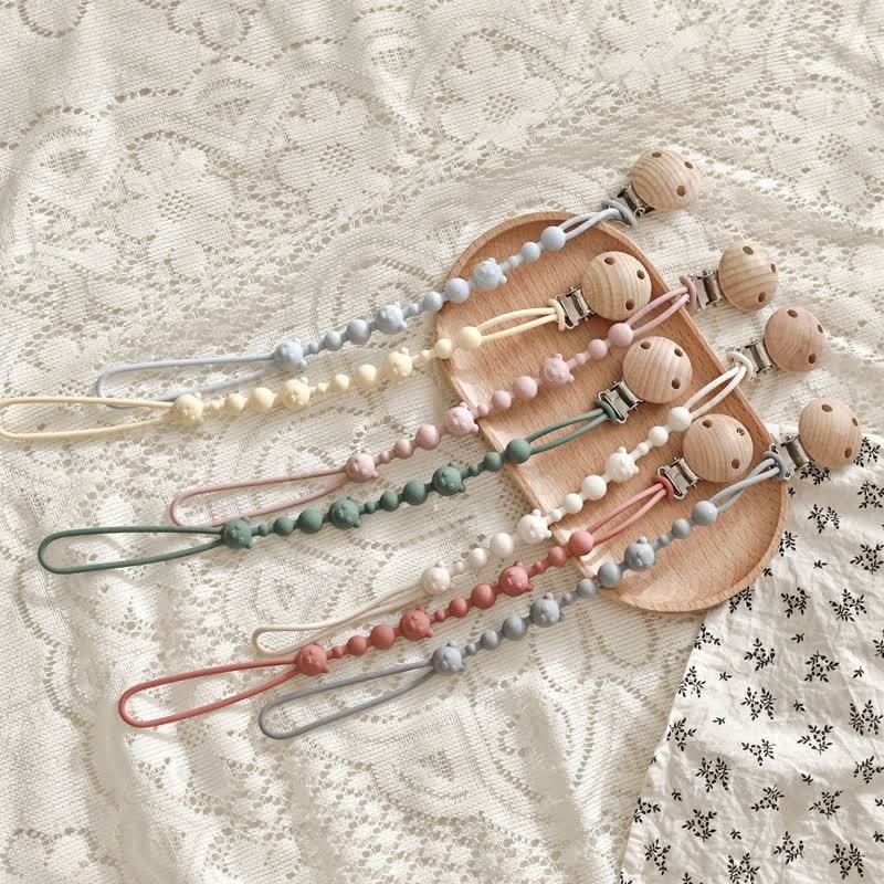 ベビーシリコンベアおしゃぶりクリップ - image 5