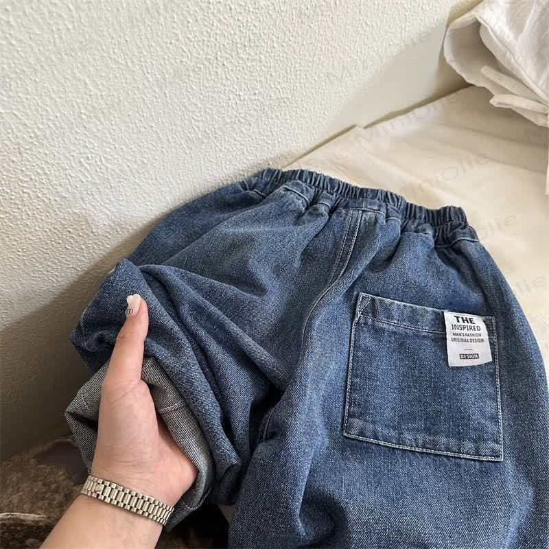 キッズボーイズルーズハーレムジーンズパンツ - 青 - 10歳 - image 4