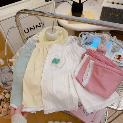 幼児用女の子レースカジュアルパンツ - image 2