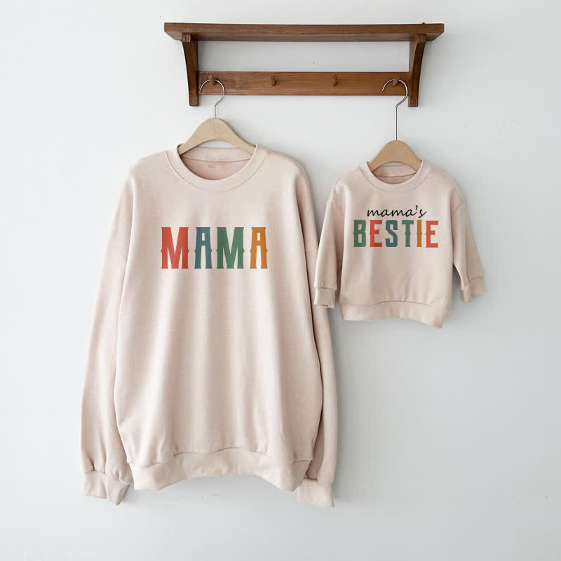 MAMA/MAMA'S BESTIE ママと私 スウェットシャツ/セット - image 1