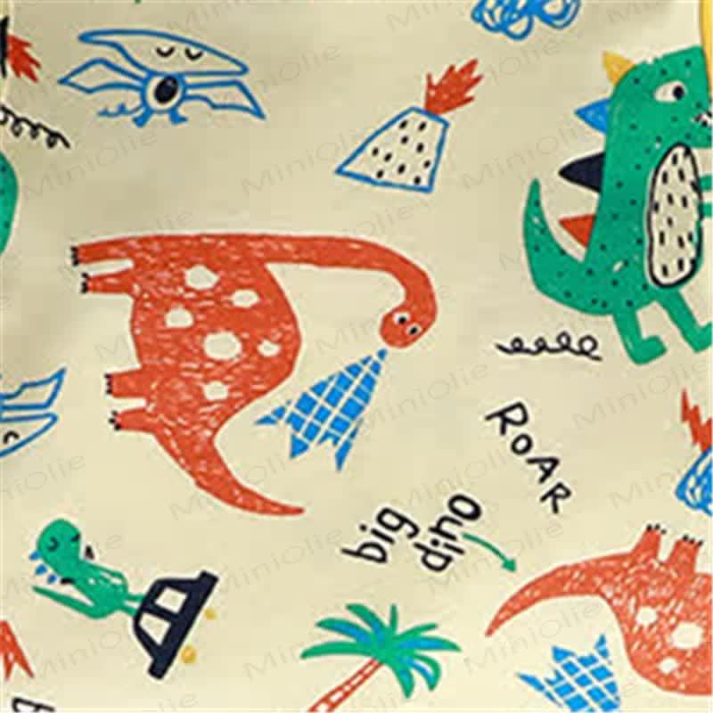 ベビー幼児用恐竜クルーネックパジャマセット - image 3