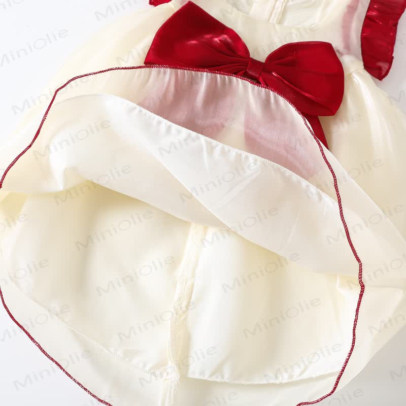 ベビー幼児女の子用リボンフリルドレス - image 8