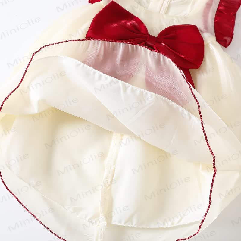 ベビー幼児女の子用リボンフリルドレス - image 8