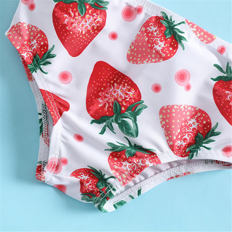 ベビー 2ピース ストロベリー 水着 ヘッドバンド付き - image 7