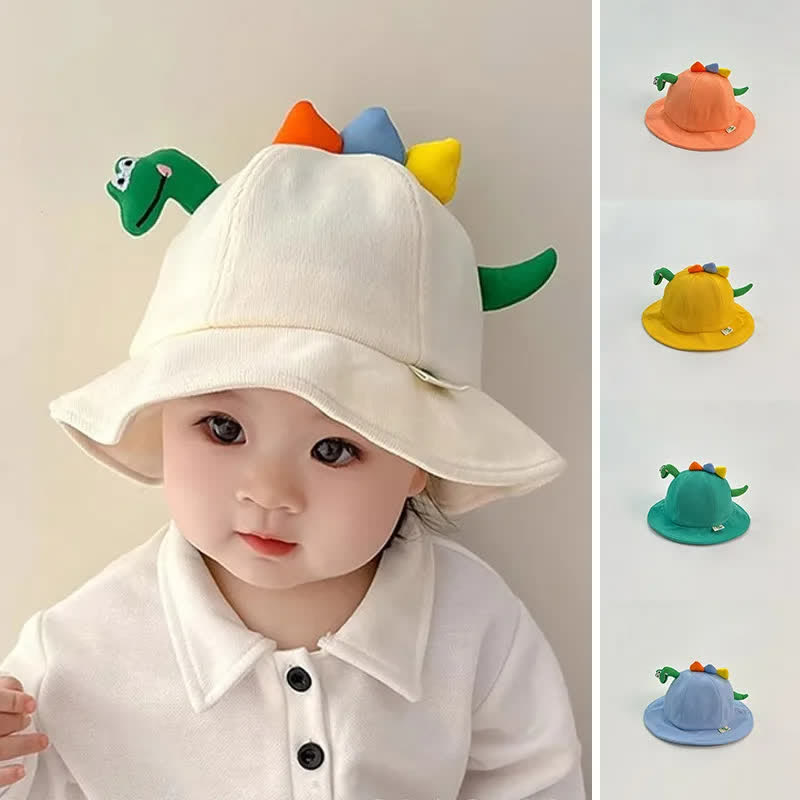 ベビー幼児用3D恐竜バケットハット - image 1