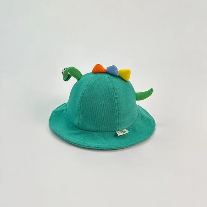 ベビー幼児用3D恐竜バケットハット - 緑 - 1～4歳 - image 6
