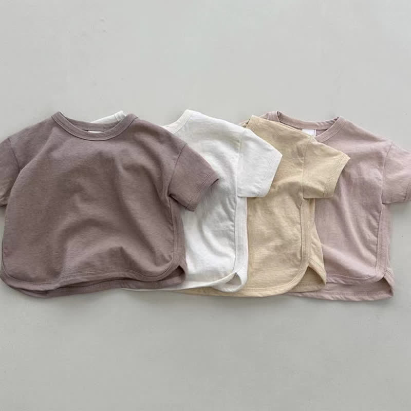 ベビーコンフォート無地シンプルTシャツ - image 1