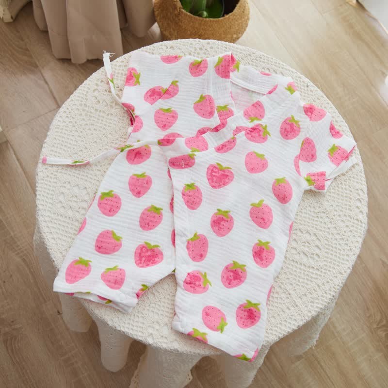 ベビー着物ロンパース - image 4