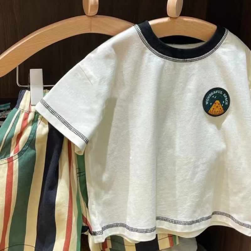 ワンダフルスペース 幼児用 2ピース ストライプセット - image 2
