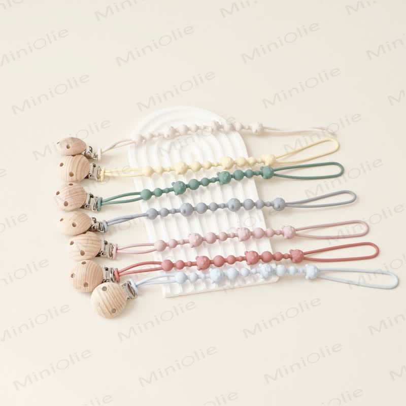 ベビーシリコンベアおしゃぶりクリップ - image 2