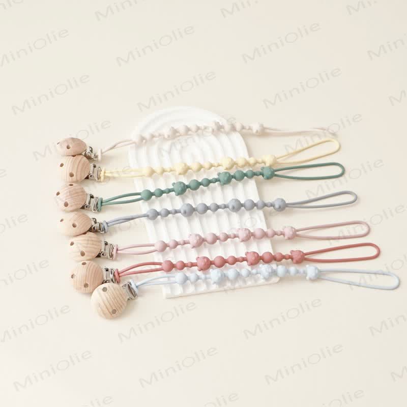 ベビーシリコンベアおしゃぶりクリップ - image 2