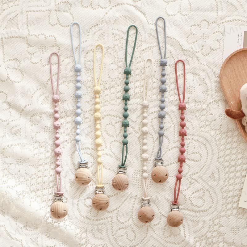 ベビーシリコンベアおしゃぶりクリップ - image 1