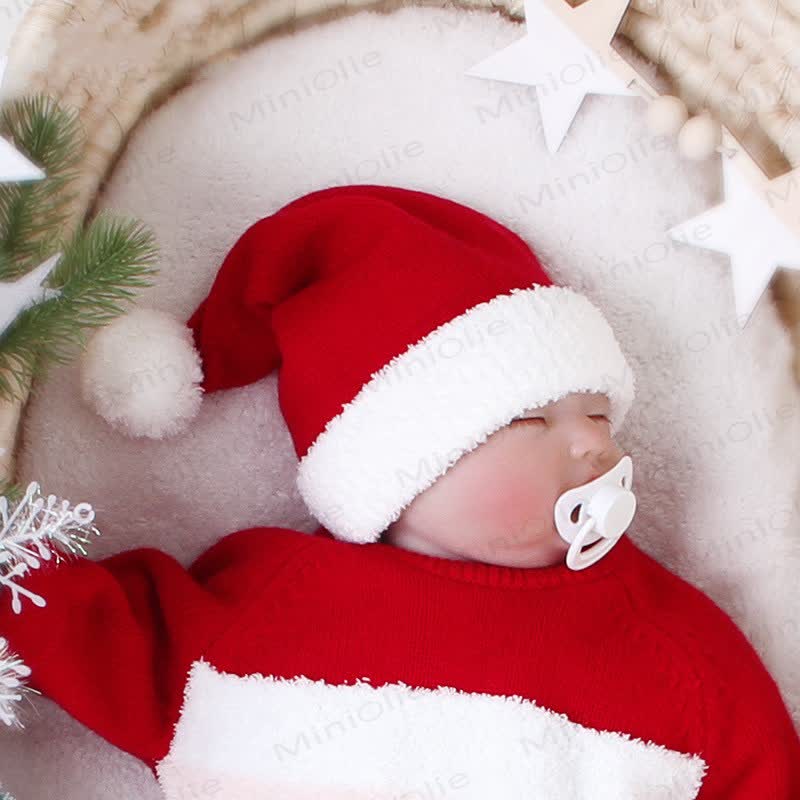 ベビークリスマスポンポンビーニー - image 1