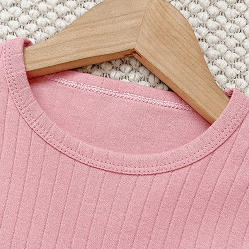 幼児用2ピースシンプルポケットパジャマセット - image 6