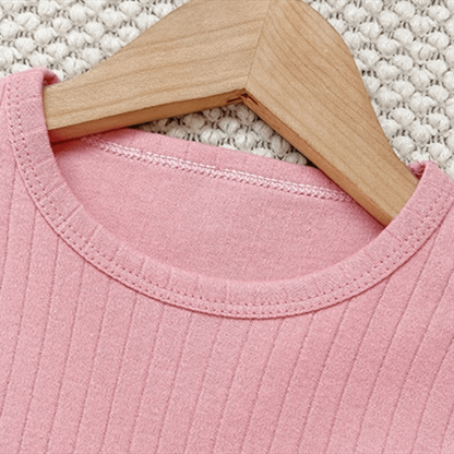 幼児用2ピースシンプルポケットパジャマセット - image 6