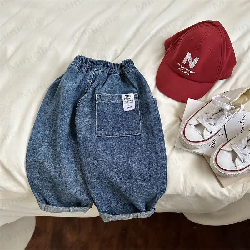 キッズボーイズルーズハーレムジーンズパンツ - image 3