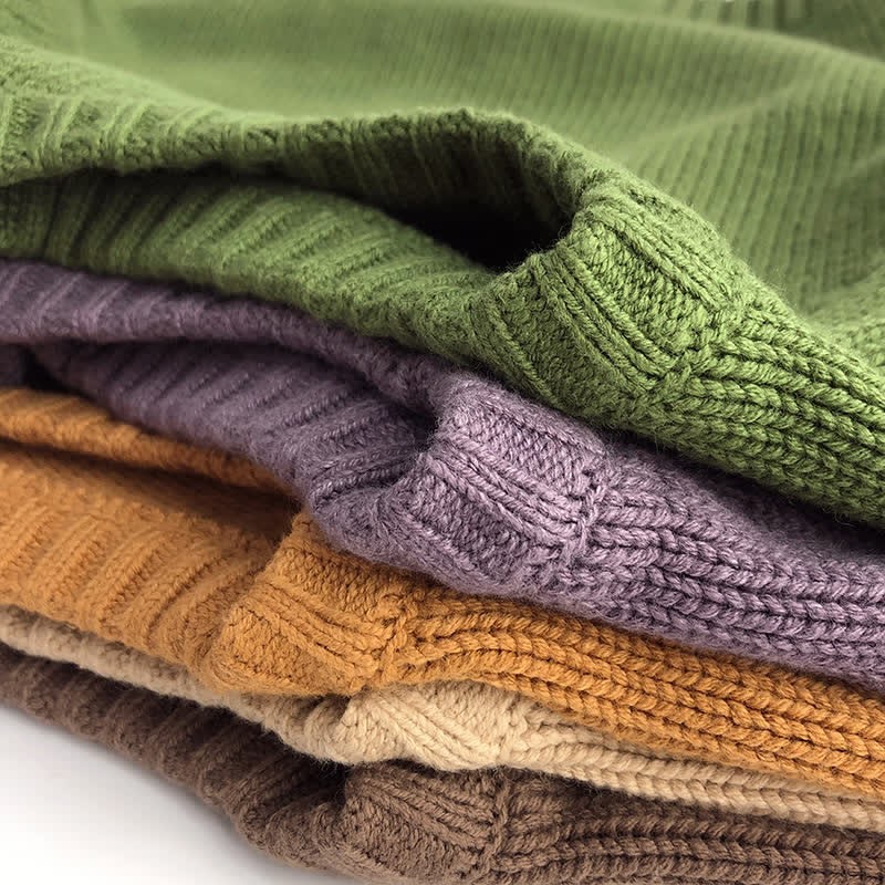 幼児用無地ゆったりリラックスセーター - image 4