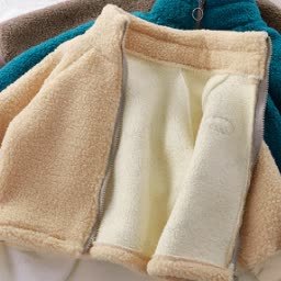 ベビースタンドカラープラッシュジャケット - image 2