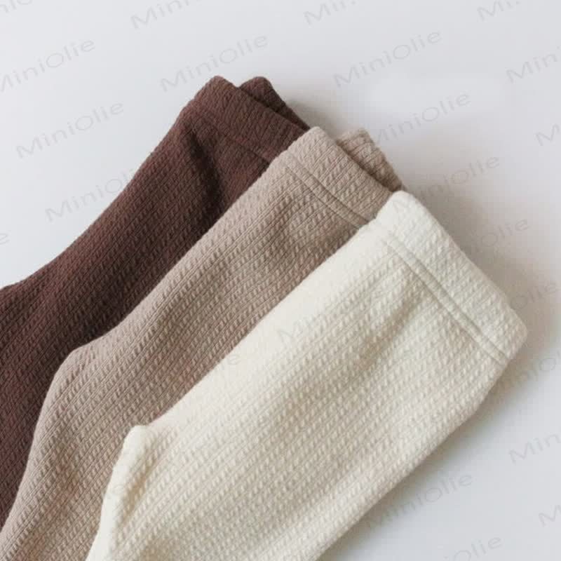 ベビー無地ベーシックコンフォートタイツ - image 2