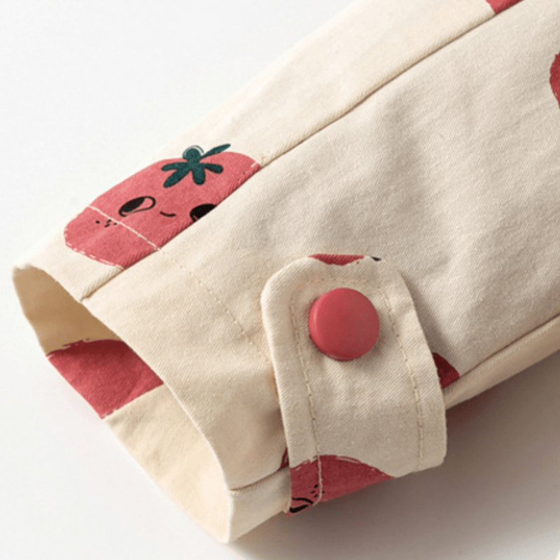 キッズガールズ トマトフード付きトレンチコート - image 13