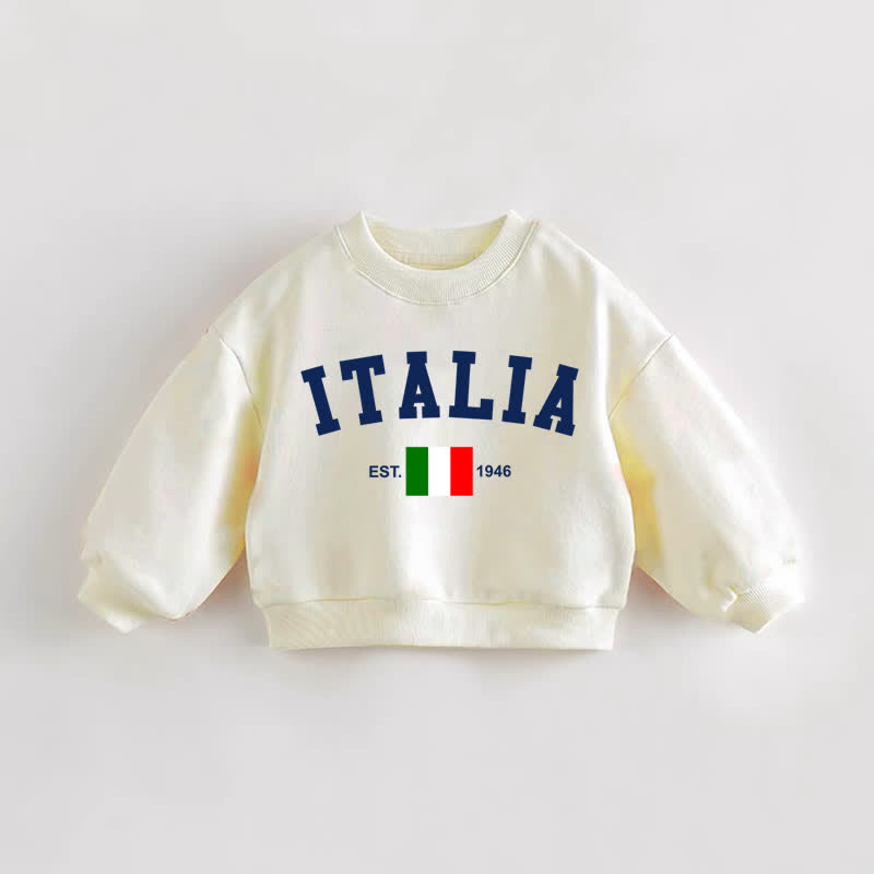 ITALIA EST.1946 ベビー幼児用スウェットシャツ - クリーム - 3～5歳 - image 1